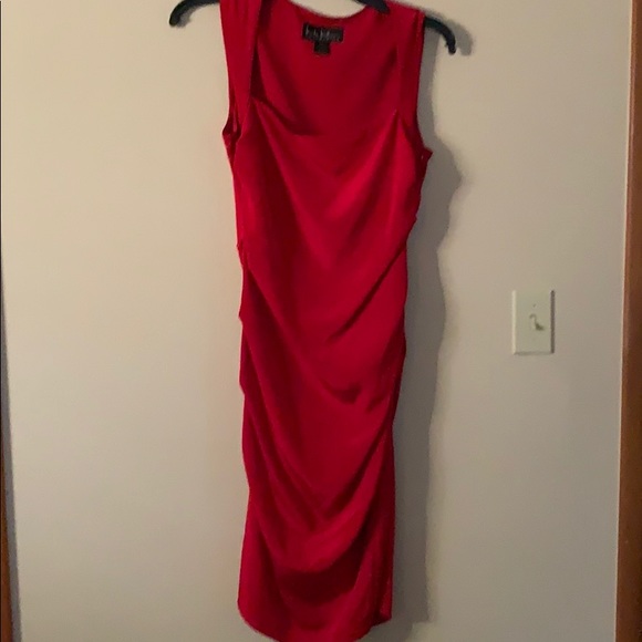 Nicole Miller Dresses & Skirts - Nicole Miller Collection Red silk dress size 12